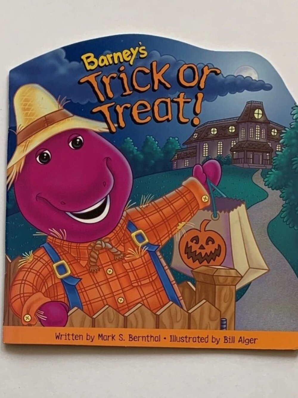 Barney's Trick or Treat! (1997) - Vintage Barney Picture Book - Glossy Paperback